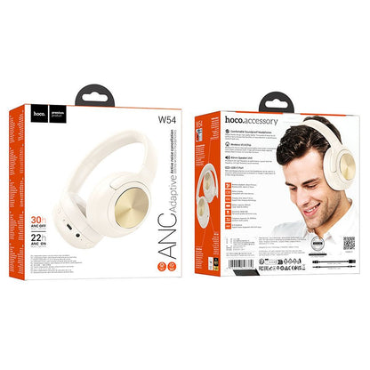 Handsfree Bluetooth HOCO W54, A2DP, ANC, White