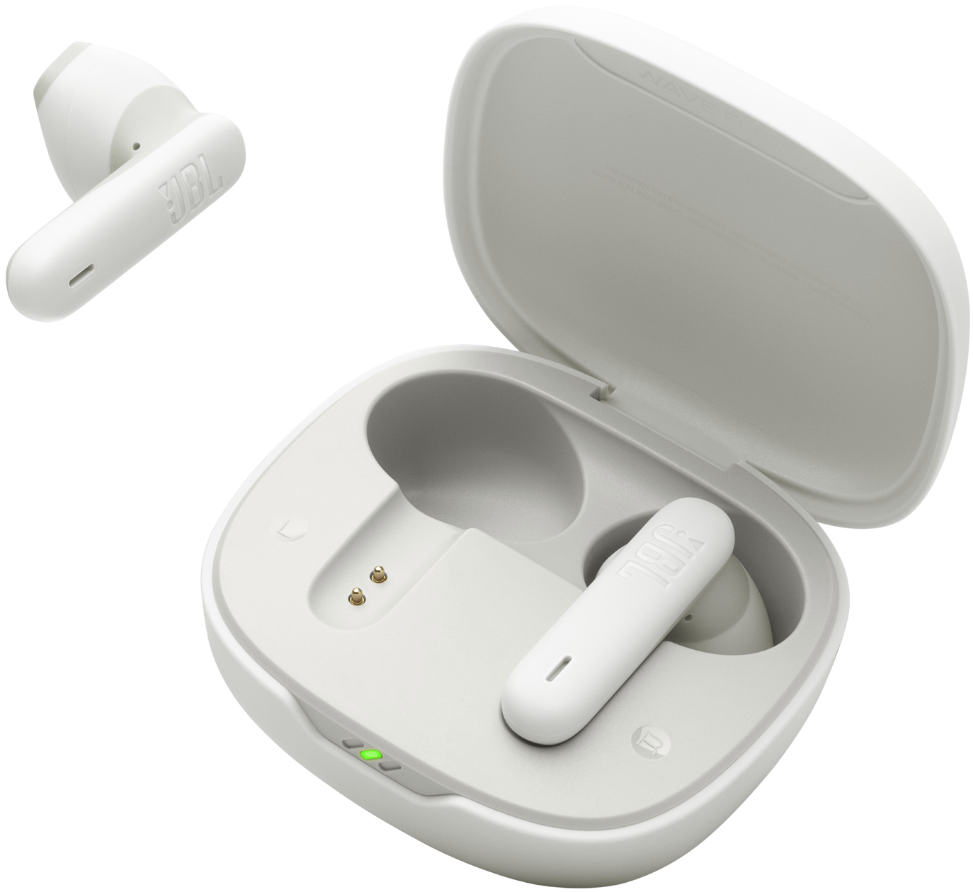 Handsfree Bluetooth JBL Wave Flex 2, TWS, ANC, MultiPoint, White JBLWFLEX2WHT