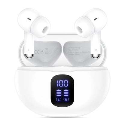 Bluetooth Handsfree Tech-Protect Ultraboost Pro G2, TWS, White