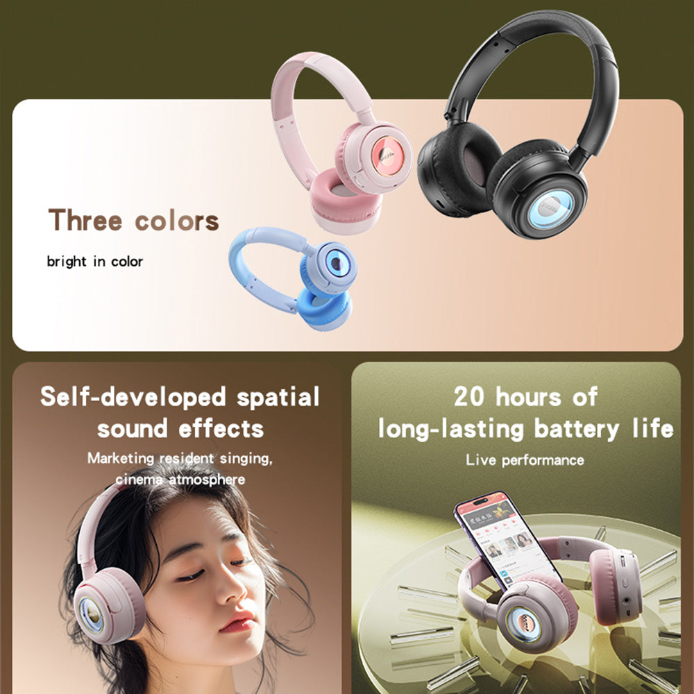 Handsfree Bluetooth Yesido EP06 Kids, A2DP, Black