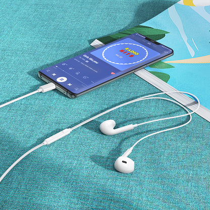 Handsfree USB-C Borofone BM100 Max Fuente, White