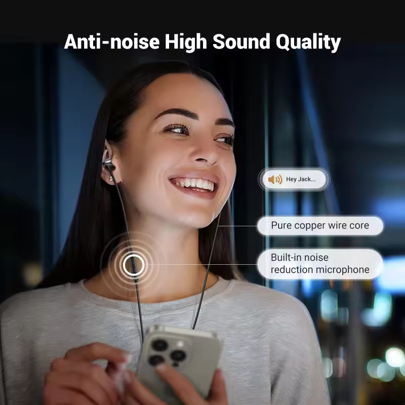 UGREEN EP105 USB-C Handsfree, Black