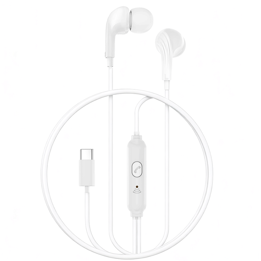 Handsfree USB-C XO Design EP82, White