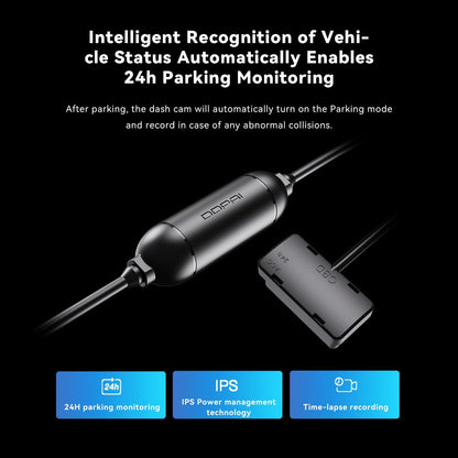 Hardwire OBD DDPAI DC001 for Camera E3 / Mini5 / N1 Dual / N3 / N3 Pro / N5 Dual / Z40 / Z50