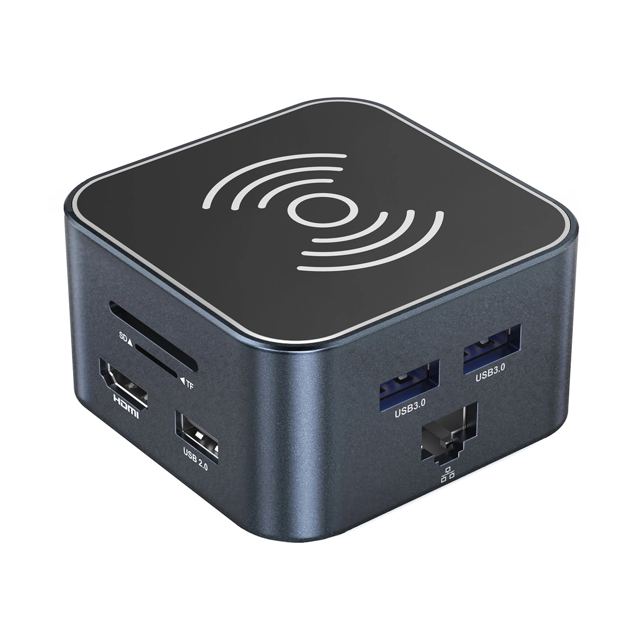 Multifunctional Hub WZK WHBC09Y8S, 12in1, Gray