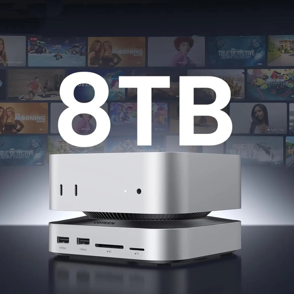 GREEN CM841 (65487) Multifunctional Hub for Apple Mac Mini M4, Black