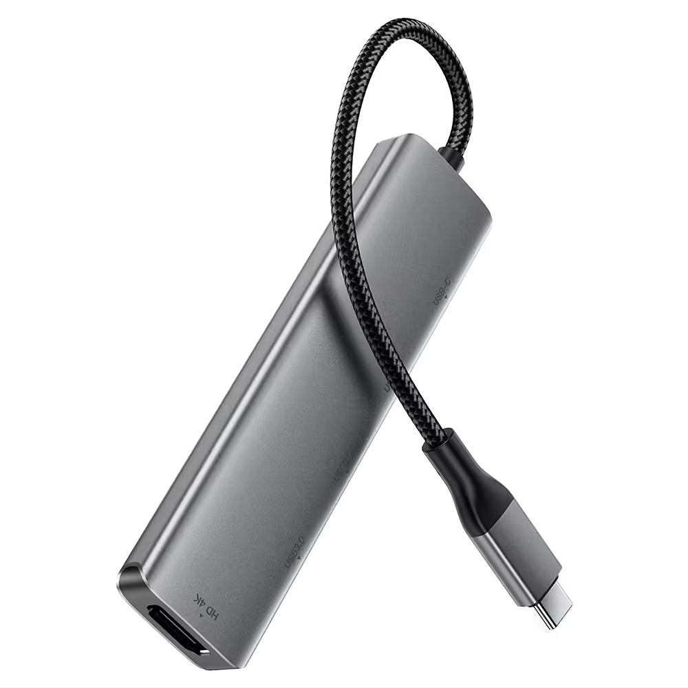 Acefast J16 USB-C Hub, 5-in-1, Gray