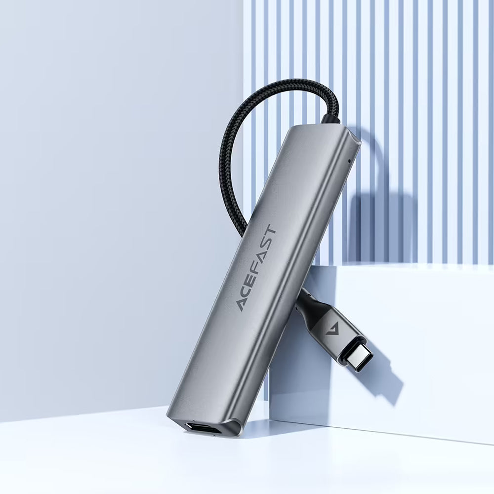 Acefast J16 USB-C Hub, 5-in-1, Gray