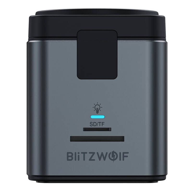 USB-C Hub with Wireless QI Charging BlitzWolf BW-TH17, 9in1, Black