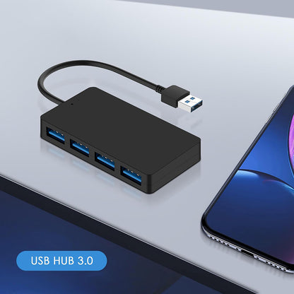 USB Hub Techsuit H15 QuantumNode, 4in1, Black