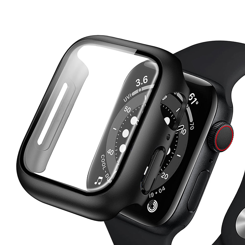 Anank Screen Guard Case for Apple Watch Series 7 41mm, Black