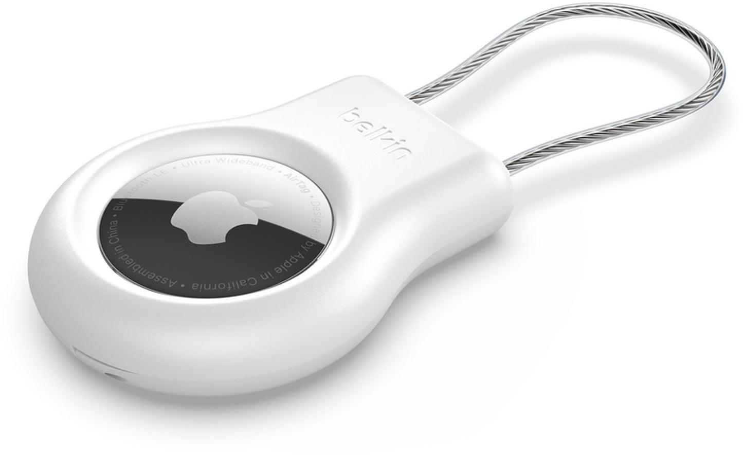 Belkin Wire Cable Case for Apple AirTag, White MSC009btWH