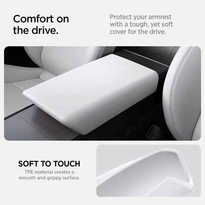 Spigen TO240H Car Armrest Cover for Tesla Y Juniper / 3 Highland ACP07646