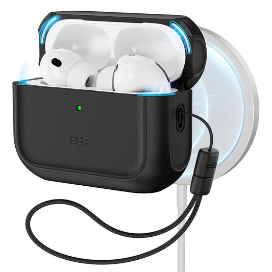 ESR Orbit Hybrid Case for Apple Airpods Pro 3, Black, Resealed