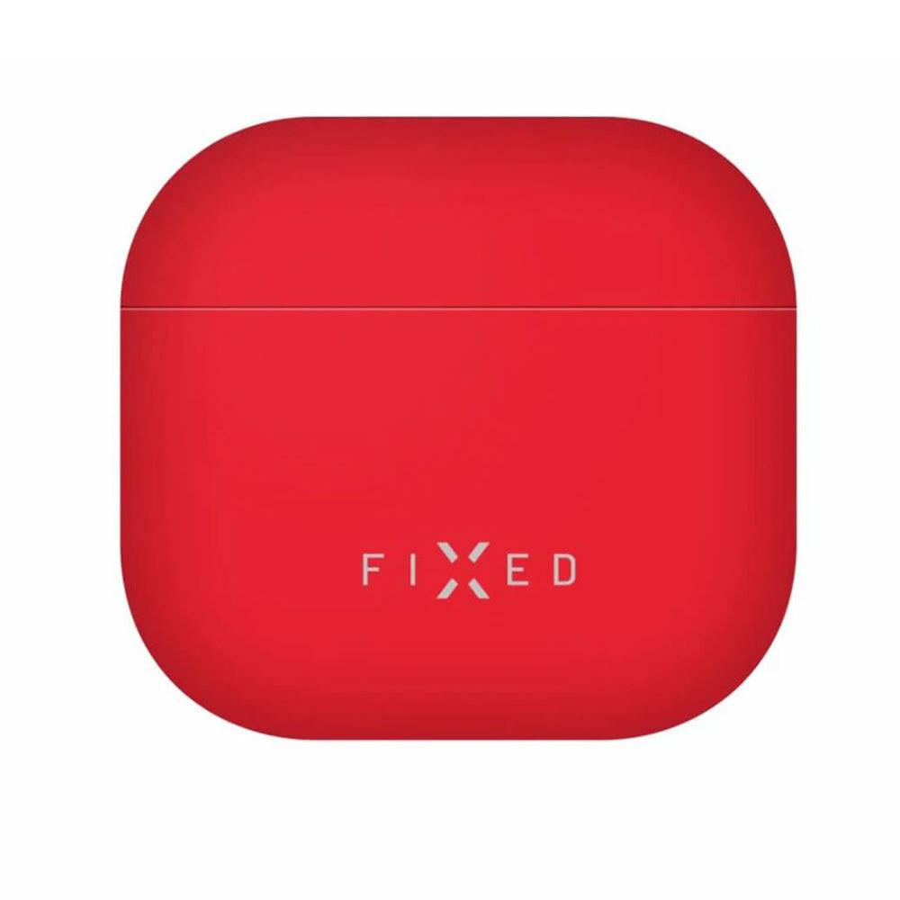 Fixed Silky Case for Apple AirPods 4, Red