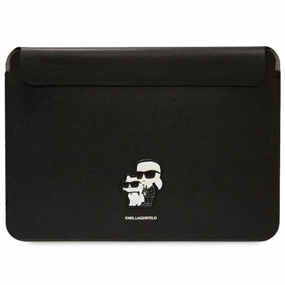 Karl Lagerfeld Saffiano Case for 14-inch Laptop, Black