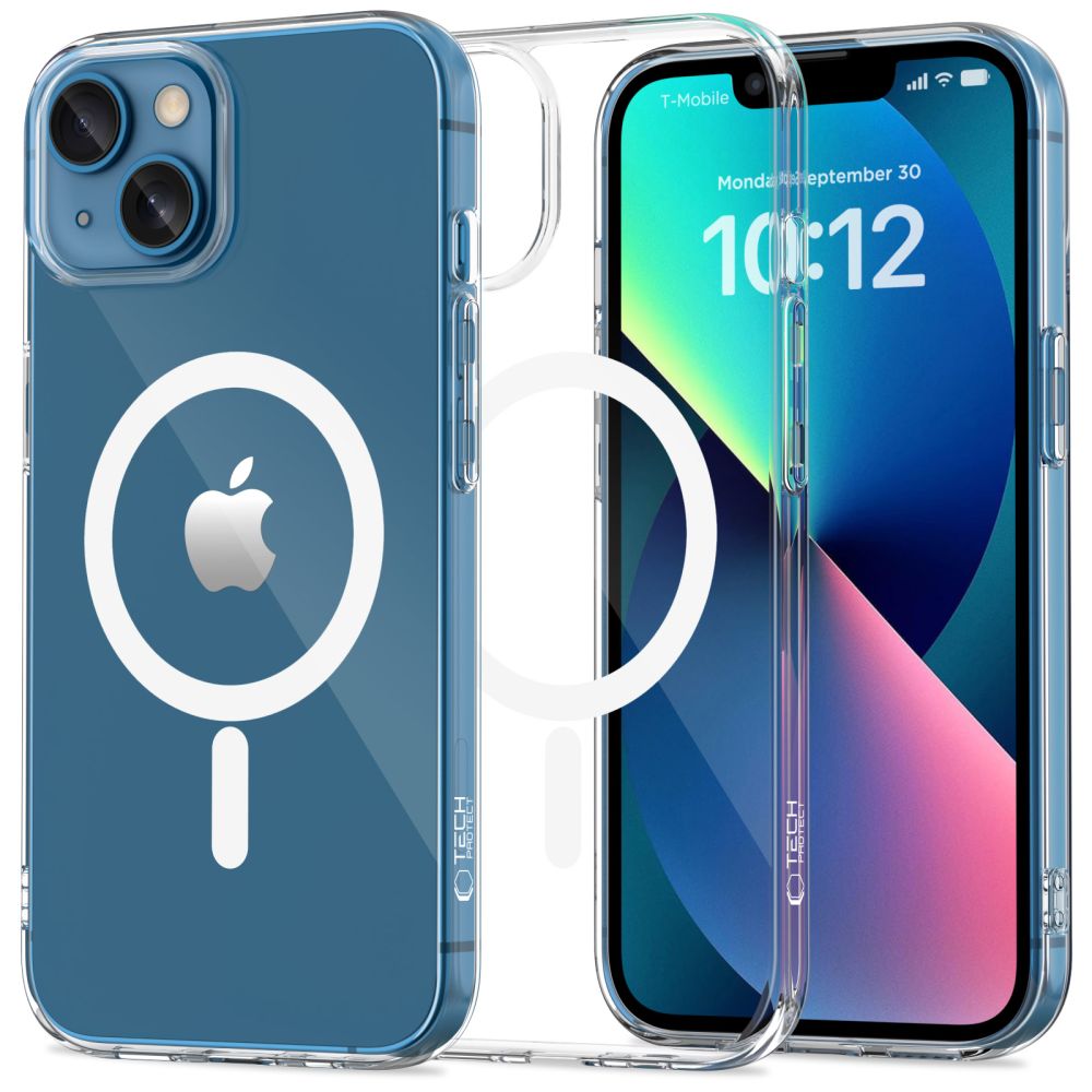 MagSafe Case for Apple iPhone 13 mini, Tech-Protect, Flexair, Transparent