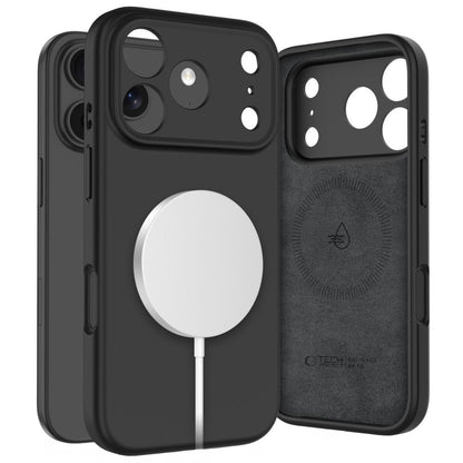 MagSafe Case for Apple iPhone 17 Pro Max, Tech-Protect, Silicone, Black