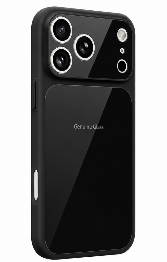 MagSafe Case for Apple iPhone 14 / 13, OEM, Genuine Glass, Black