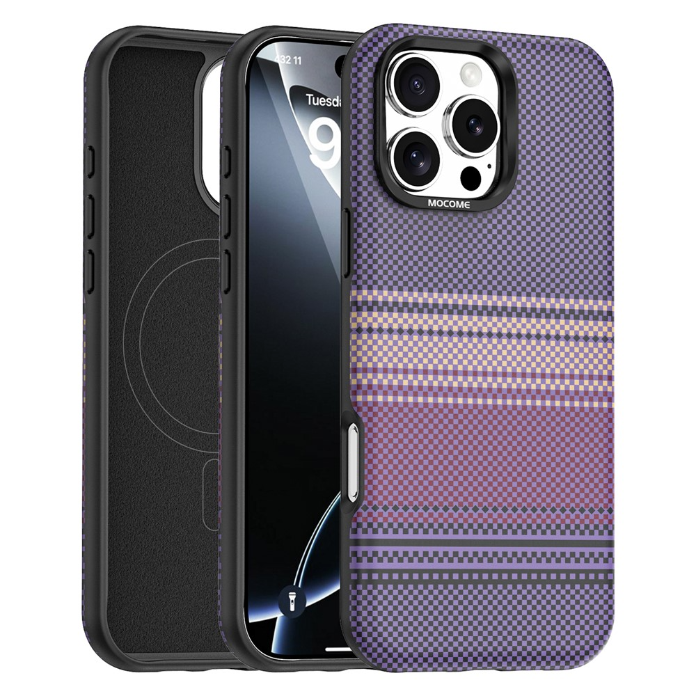 MagSafe Case for Apple iPhone 16 Pro Max, OEM, Gradient Rainbow, Purple