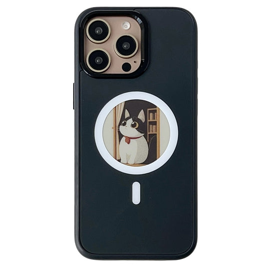 MagSafe Case for Apple iPhone 15 Pro, OEM, Round Screen Smart E-Ink, Black