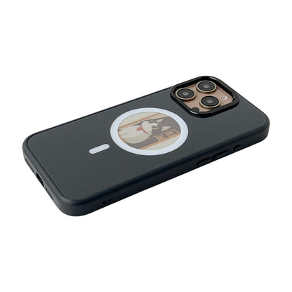MagSafe Case for Apple iPhone 16 Pro Max, OEM, Round Screen Smart E-Ink, Black