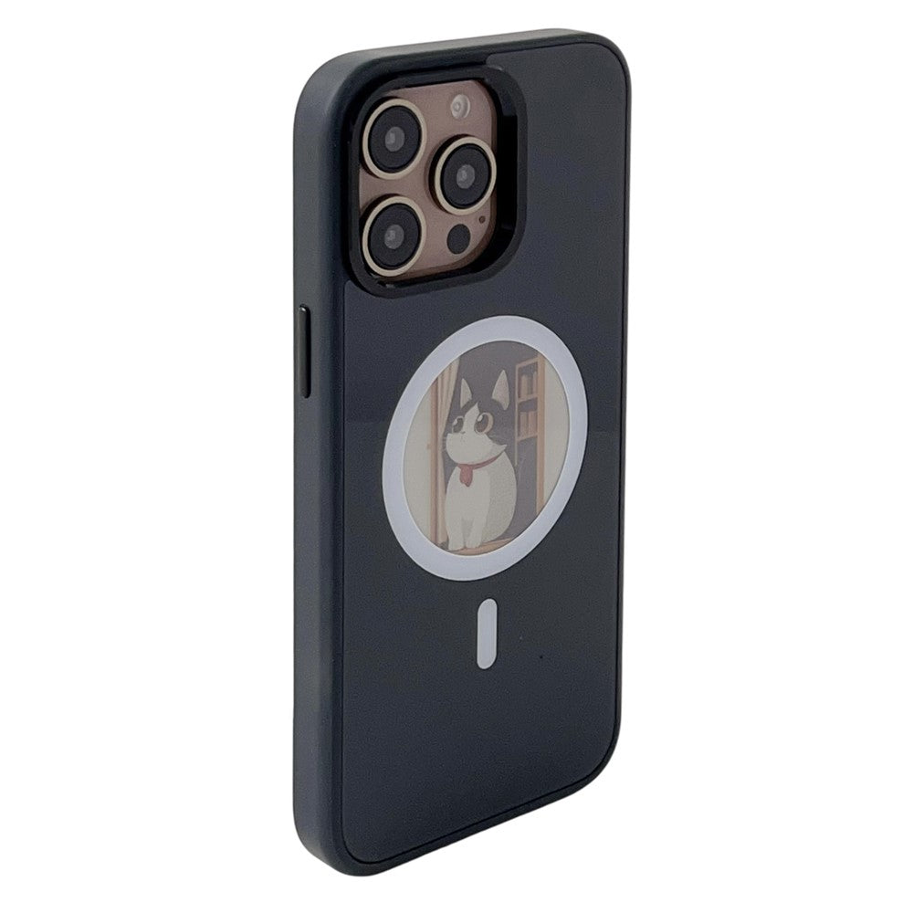 MagSafe Case for Apple iPhone 16 Pro, OEM, Round Screen Smart E-Ink, Black