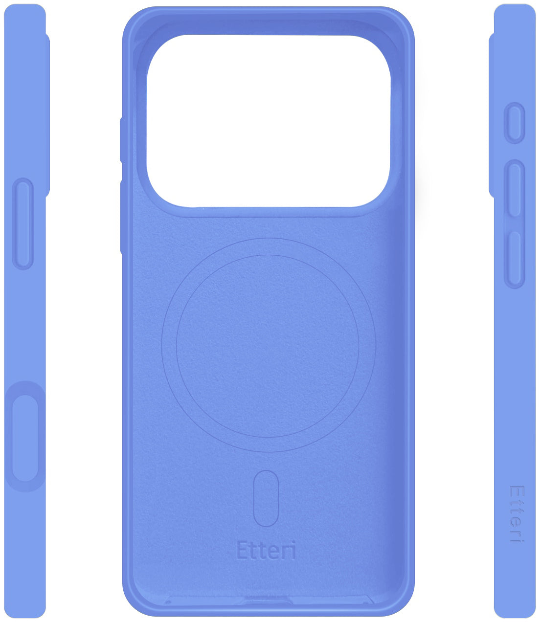 MagSafe Case for Apple iPhone 18 Pro Max / 17 Pro Max, Etteri, Silicone Mag, Blue