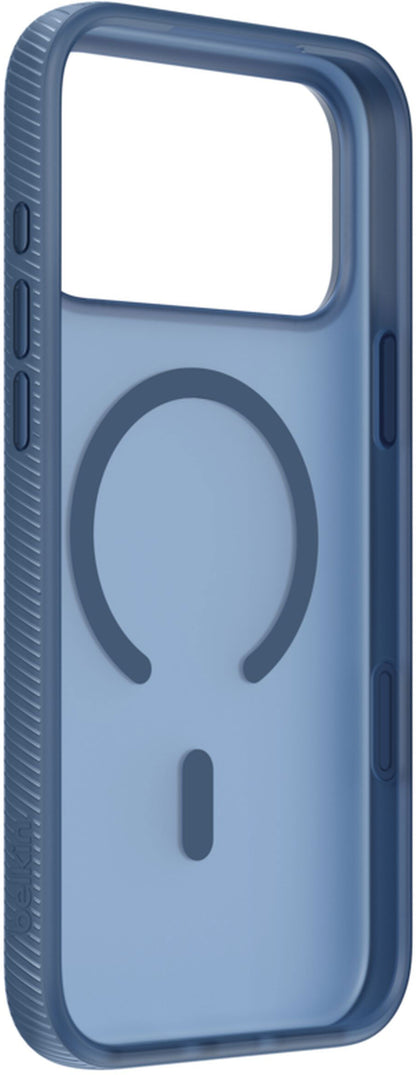 MagSafe Case for Apple iPhone 17 Pro, Belkin, SheerForce Grip, Navy MSA035hqNY