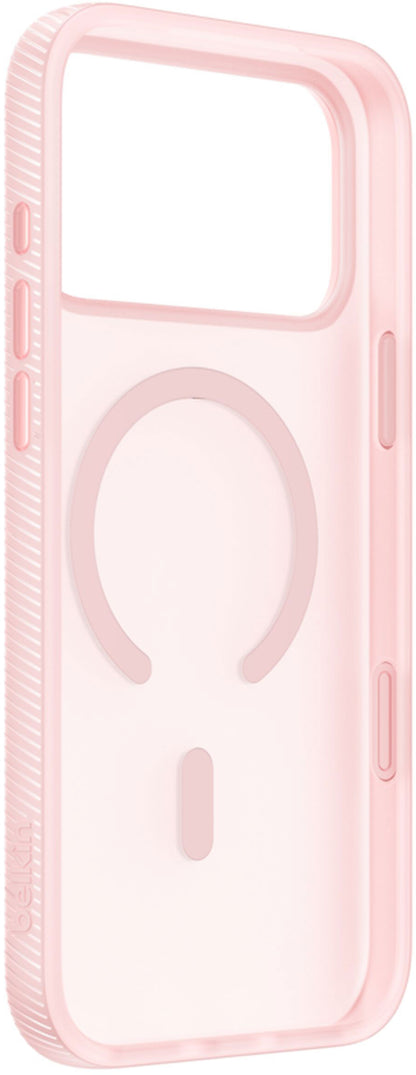 MagSafe Case for Apple iPhone 17 Pro, Belkin, SheerForce Grip, Pink MSA035hqPK