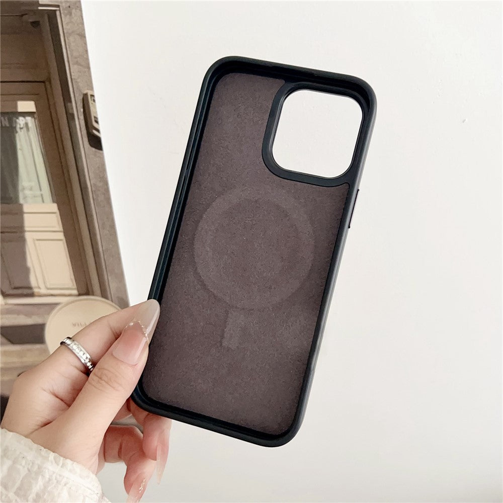 MagSafe Case for Apple iPhone 15 Pro, OEM, Round Screen Smart E-Ink, Black