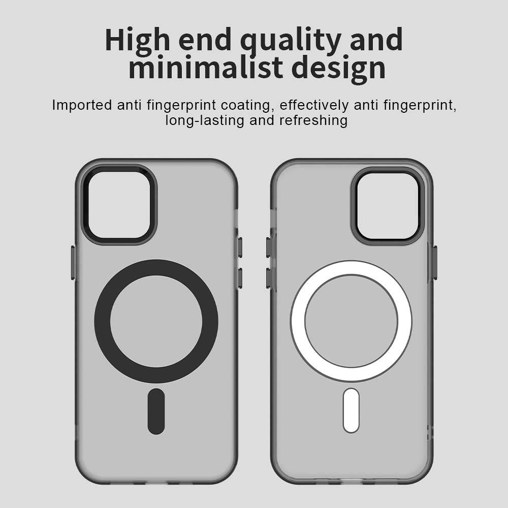 MagSafe Case for Apple iPhone 12 / 12 Pro, Techsuit, CandyCase, Black