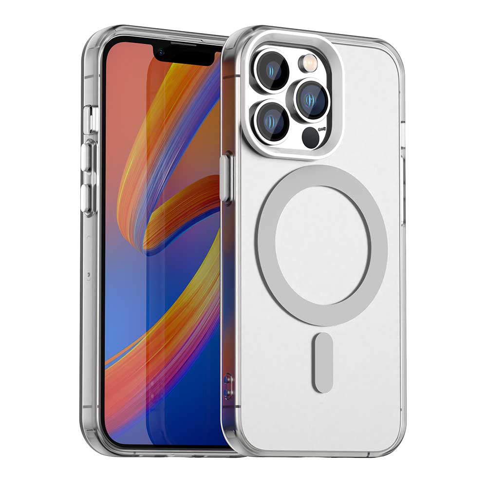 MagSafe Case for Apple iPhone 12 Pro Max, Techsuit, CandyCase, White