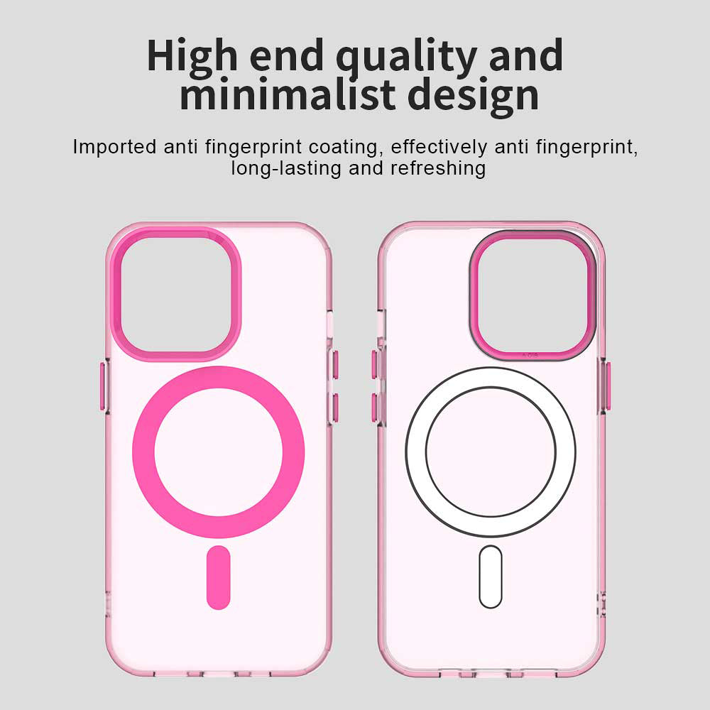 MagSafe Case for Apple iPhone 12 Pro Max, Techsuit, CandyCase, Pink