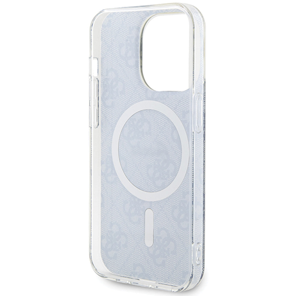 MagSafe Case for Apple iPhone 15, Guess, IML 4G, Blue
