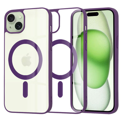 MagSafe Case for Apple iPhone 15 Plus, Techsuit, Pro, Purple