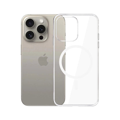 MagSafe Case for Apple iPhone 15 Pro Max, 3MK, Clear MagCase, Transparent