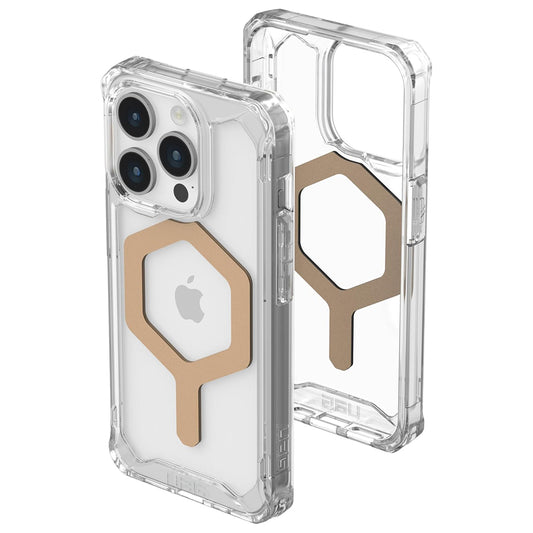 MagSafe Case for Apple iPhone 15 Pro Max, Urban Armor Gear, Plyo, Gold