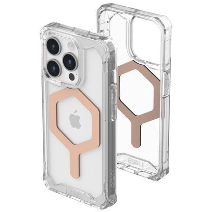 MagSafe Case for Apple iPhone 15 Pro, Urban Armor Gear, Plyo, Rose Gold