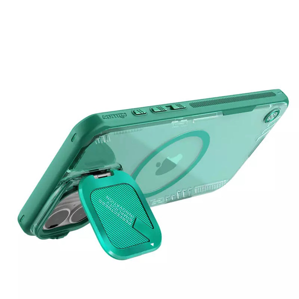 MagSafe Case for Apple iPhone 16 Plus, Nillkin, Iceblade Prop (w/o Camera Cutout), Green