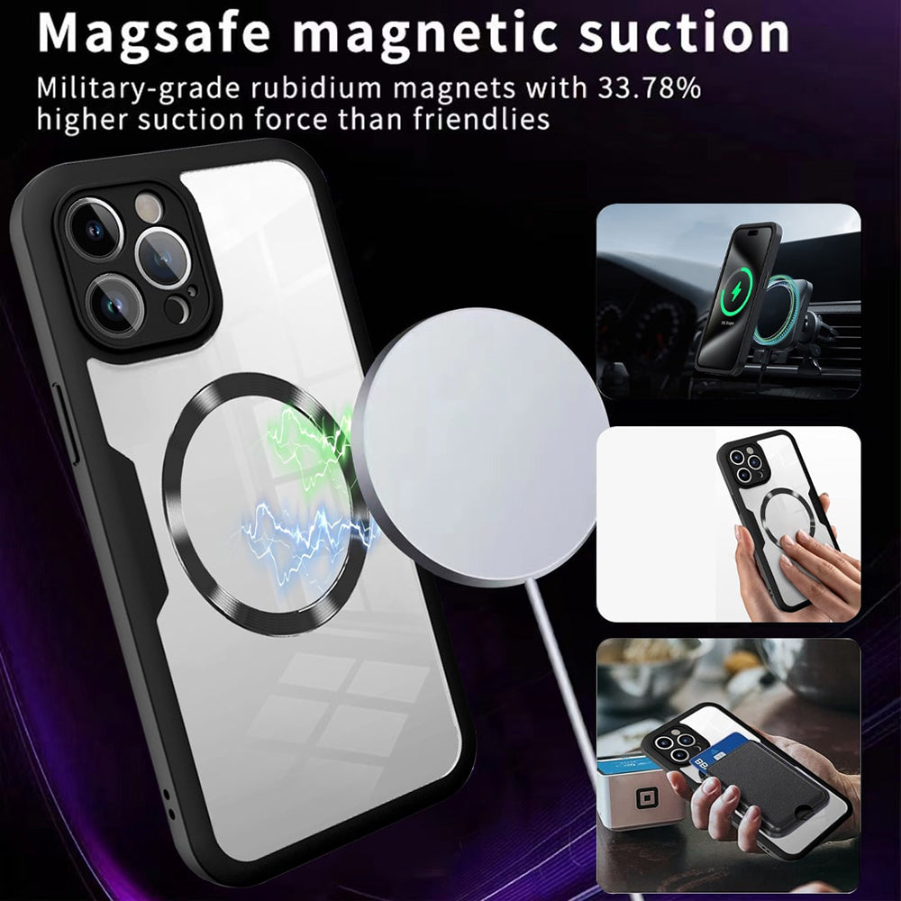 MagSafe Case for Apple iPhone 16 Plus, Techsuit, ColorVerse 360, Pink