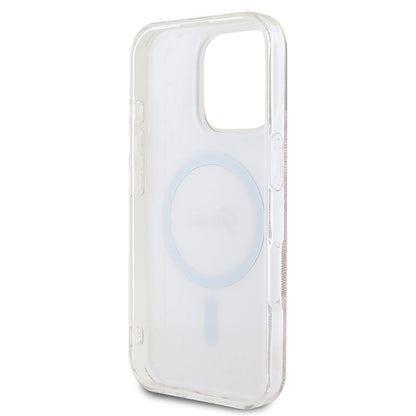 MagSafe Case for Apple iPhone 16 Pro, Guess, IML 4G, Pink