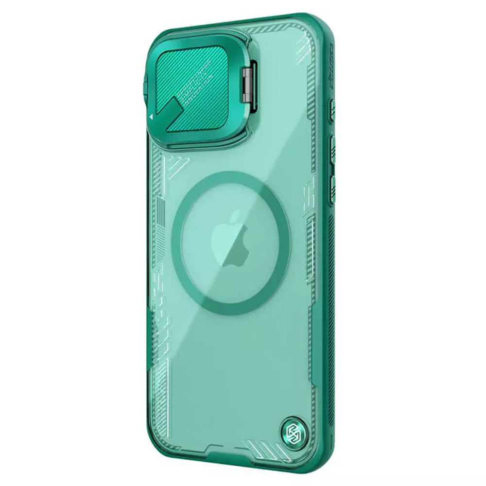 MagSafe Case for Apple iPhone 16 Pro Max, Nillkin, Iceblade Prop (w/o Camera Cutout), Green