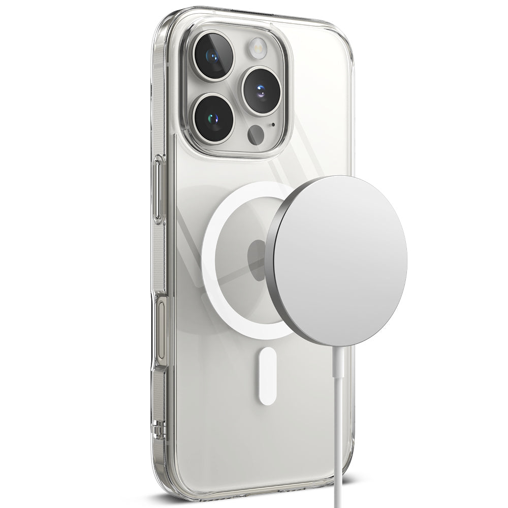 MagSafe Case for Apple iPhone 16 Pro Max, Ringke, Fusion, Transparent