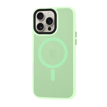 MagSafe Case for Apple iPhone 16 Pro Max, Techsuit, HaloFrost, Light Green