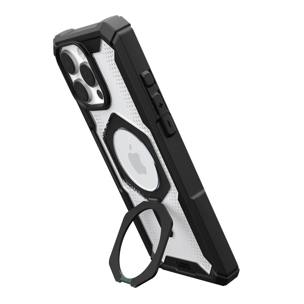 MagSafe Case for Apple iPhone 16 Pro Max, Urban Armor Gear, Plasma XTE, Transparent Black