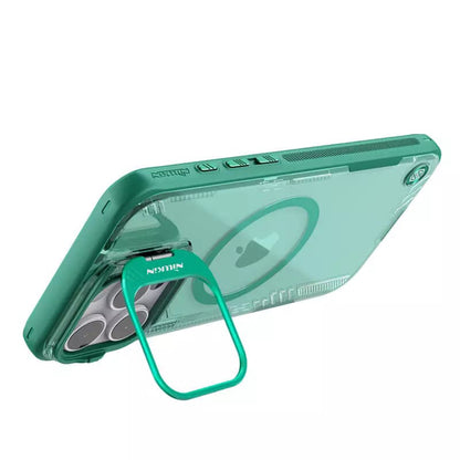 MagSafe Case for Apple iPhone 16 Pro, Nillkin, Iceblade Prop (with Camera Cutout), Green