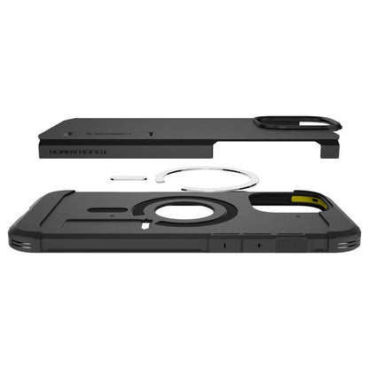 MagSafe Case for Apple iPhone 16 Pro, Spigen, Tough Armor, Black ACS08146