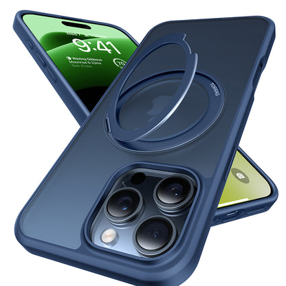 MagSafe Case for Apple iPhone 16 Pro, Torras, Ostand Pro, Navy Blue