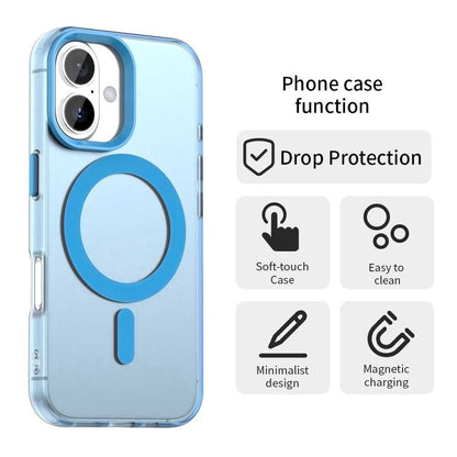 MagSafe Case for Apple iPhone 16, Techsuit, CandyCase, Blue